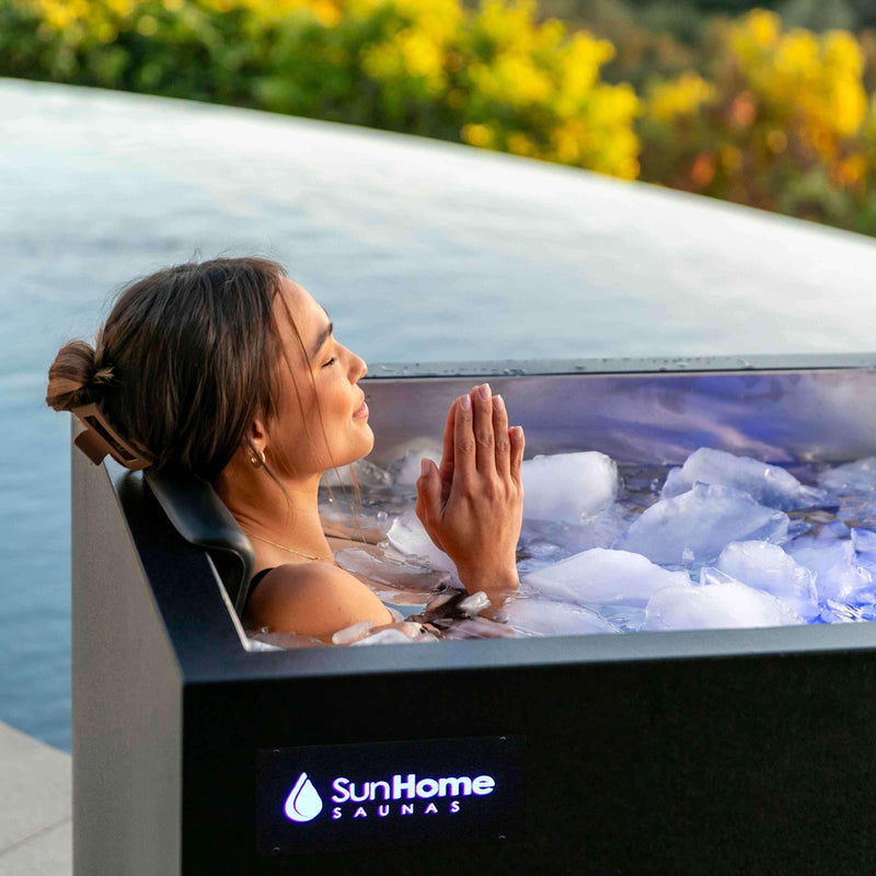 Sun Home Cold Plunge Pro stainless steel tub