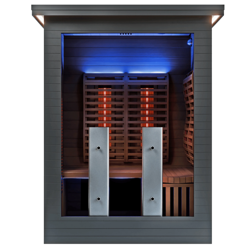 Sun Home Luminar 2-person outdoor full-spectrum infrared sauna